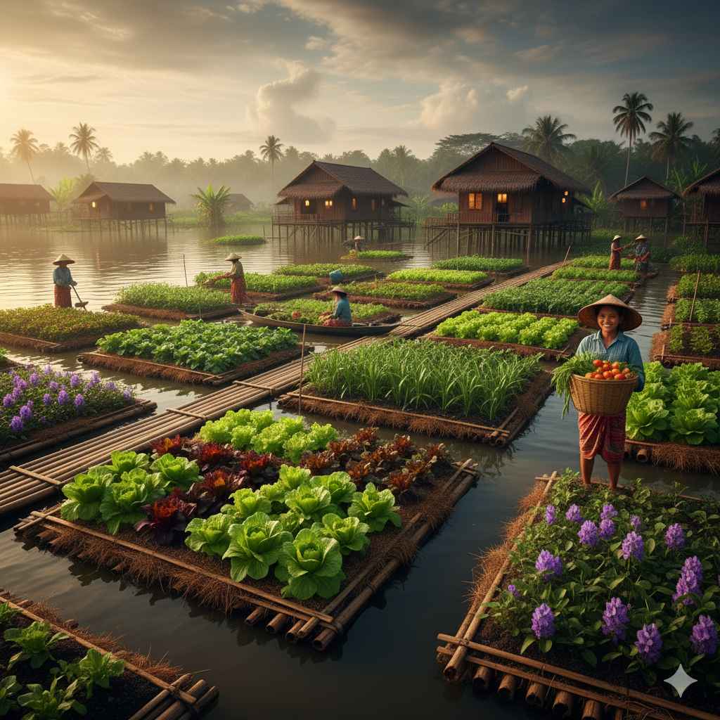 Sistem Pertanian Terapung: Solusi Inovatif untuk Daerah Rawan Banjir