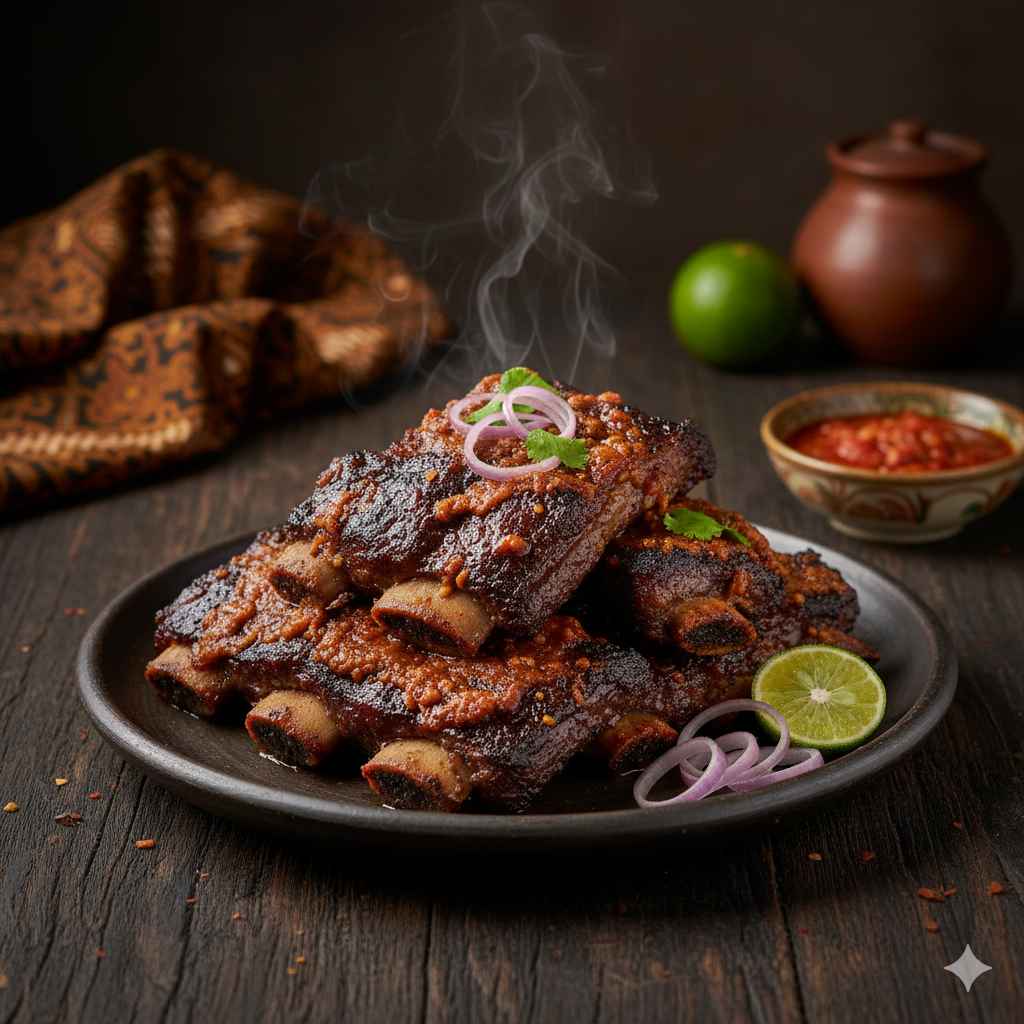 Konro Bakar: Iga Sapi Makassar dengan Bumbu Kacang yang Menggoda