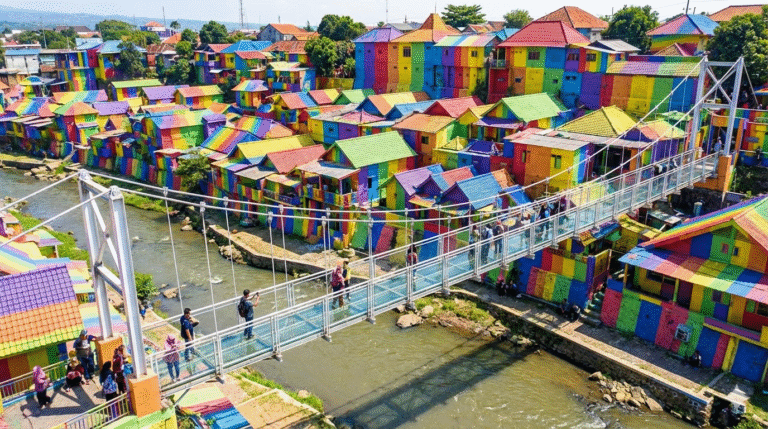 Kampung Warna-Warni Jodipan, Malang: Perkampungan Kumuh yang Disulap Jadi Indah