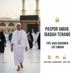 Tips Aman Menyimpan Paspor dan Dokumen Penting Saat Umrah