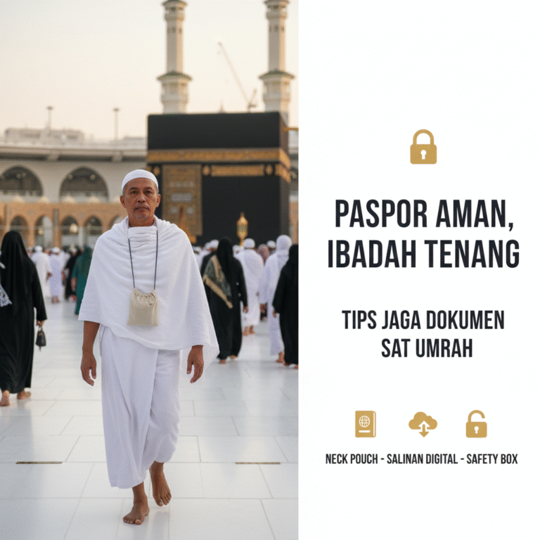 Tips Aman Menyimpan Paspor dan Dokumen Penting Saat Umrah