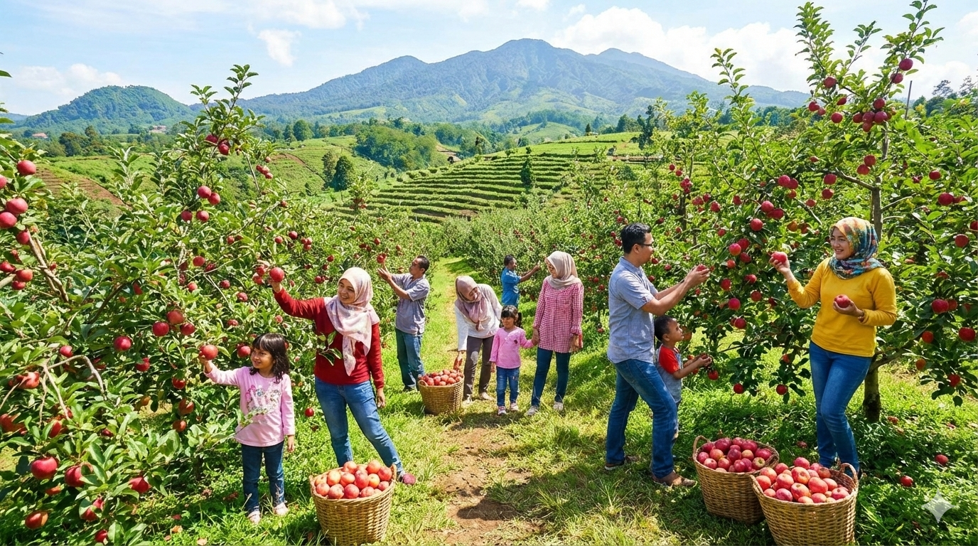 Serunya Wisata Petik Apel di Batu Malang: Sensasi Panen Langsung dari Pohon