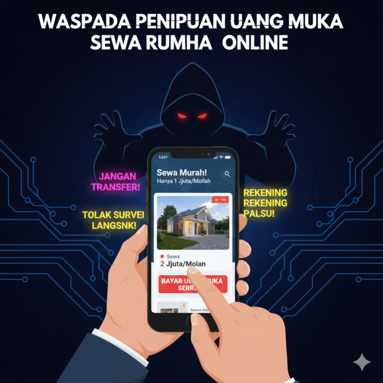Waspada Penipuan Uang Muka Sewa Rumah Online: Tips Agar Tidak Terkecoh