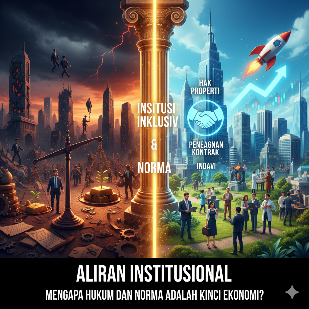 Aliran Institusional: Mengapa Hukum dan Norma Adalah Kunci Ekonomi? ποΈ